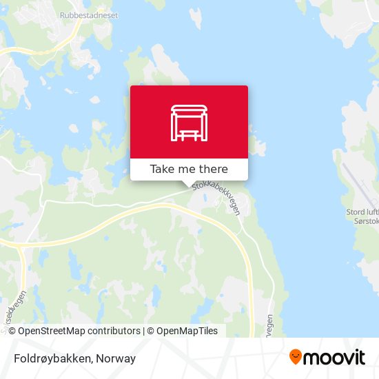 Foldrøybakken map