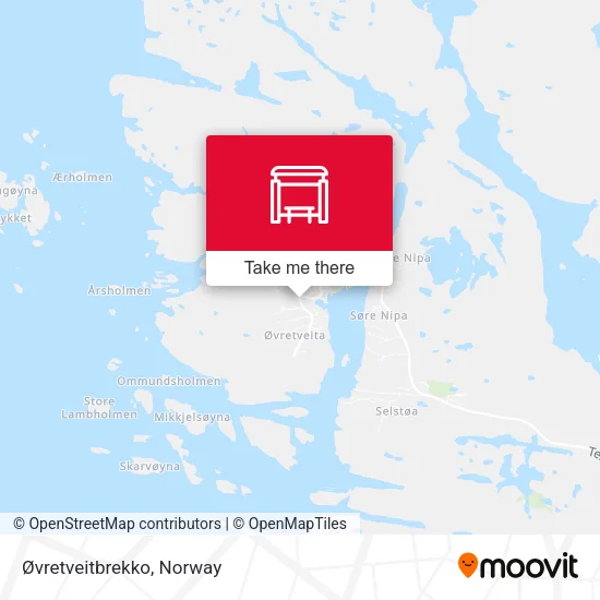 Øvretveitbrekko map