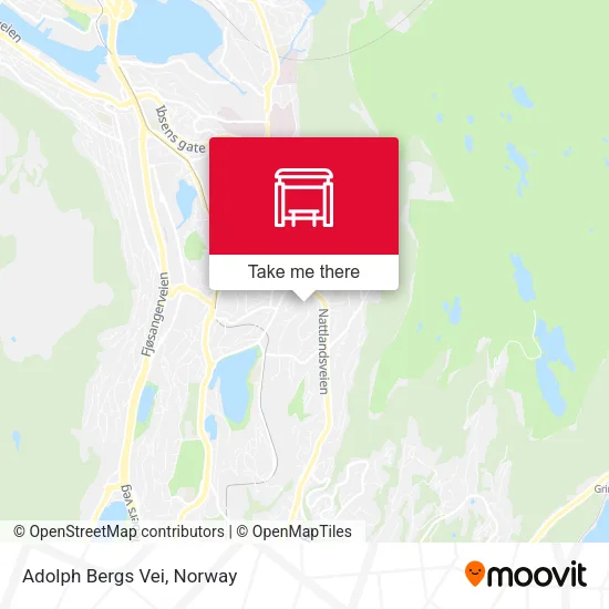 Adolph Bergs Vei map