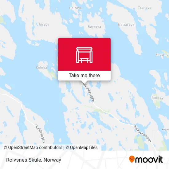 Rolvsnes Skule map