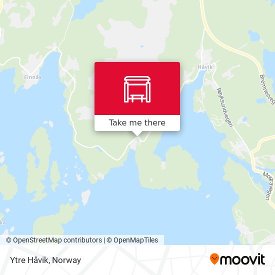 Ytre Håvik map