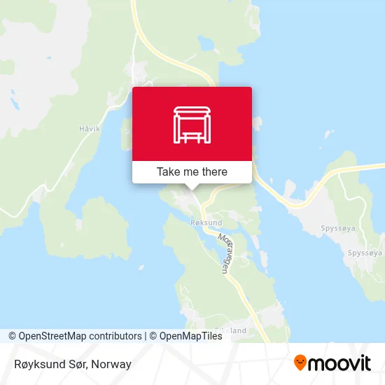 Røyksund Sør map