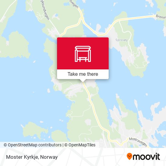 Moster Kyrkje map