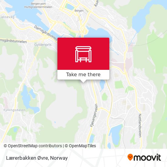 Lærerbakken Øvre map