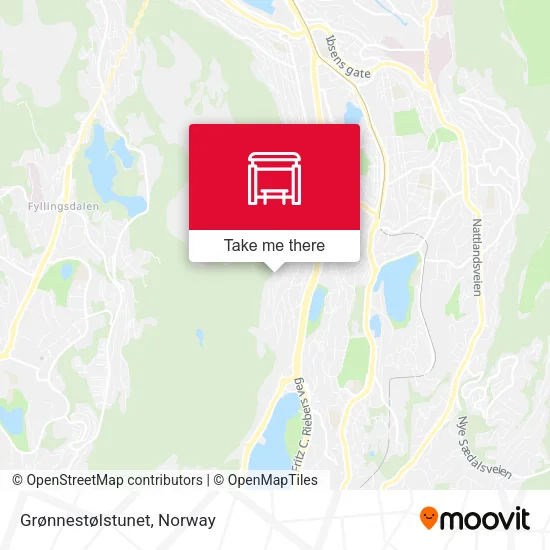 Grønnestølstunet map