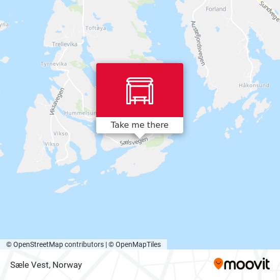 Sæle Vest map