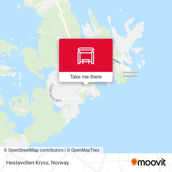 Hestavollen Kryss map