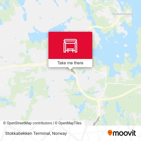 Stokkabekken Terminal map