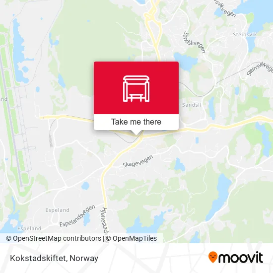 Kokstadskiftet map