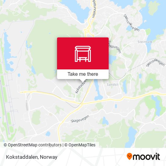 Kokstaddalen map