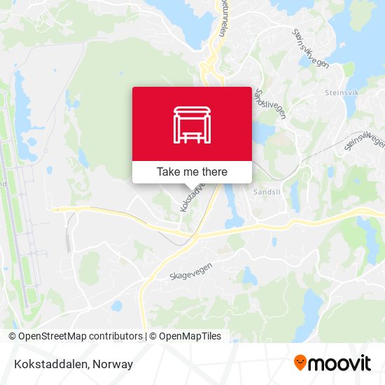 Kokstaddalen map