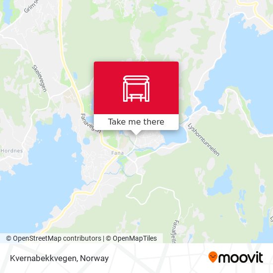 Kvernabekkvegen map