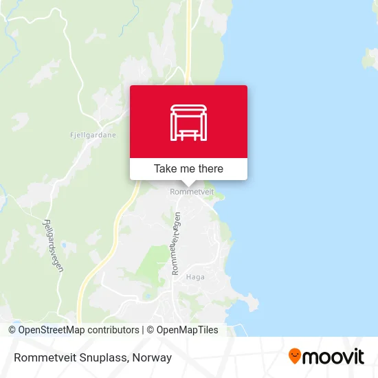 Rommetveit Snuplass map