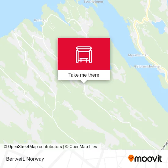 Børtveit map