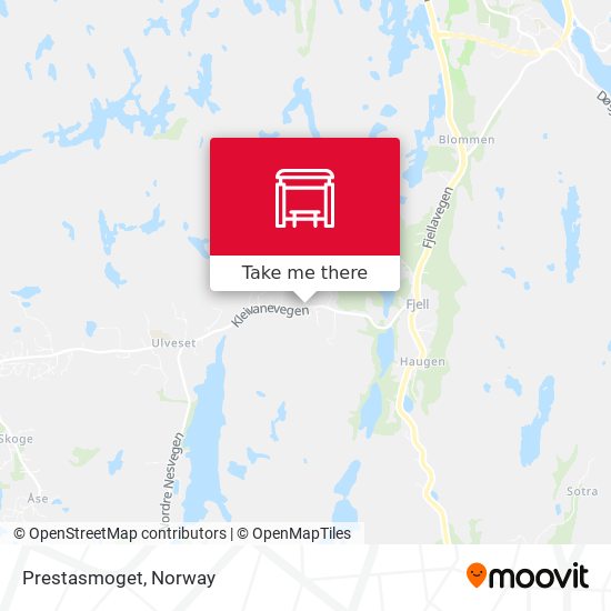 Prestasmoget map