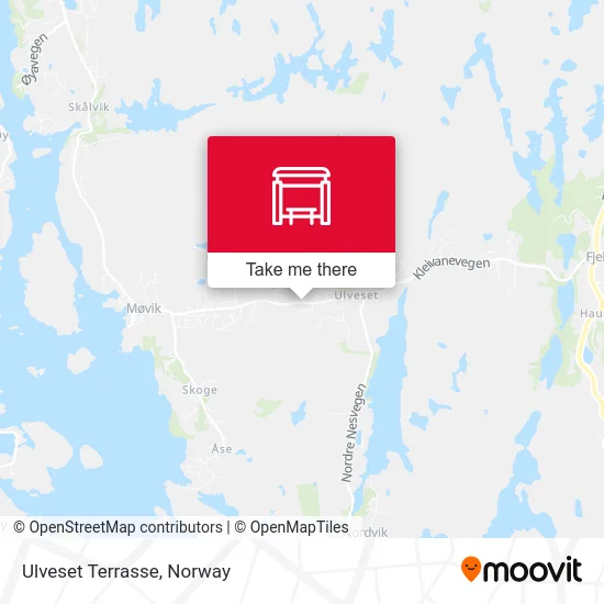 Ulveset Terrasse map