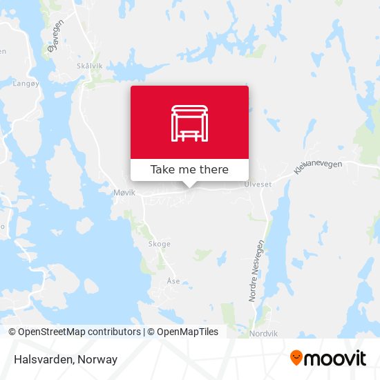 Halsvarden map