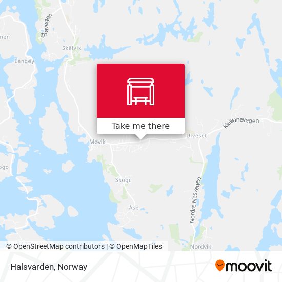 Halsvarden map