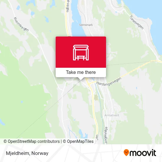 Mjeldheim map