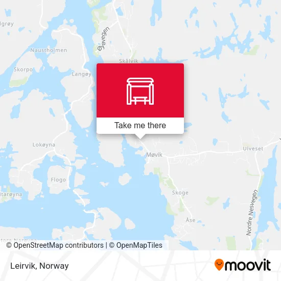 Leirvik map