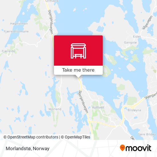 Morlandstø map