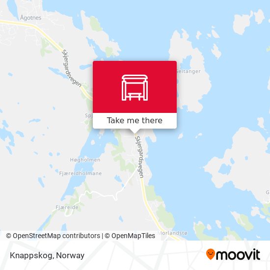 Knappskog map