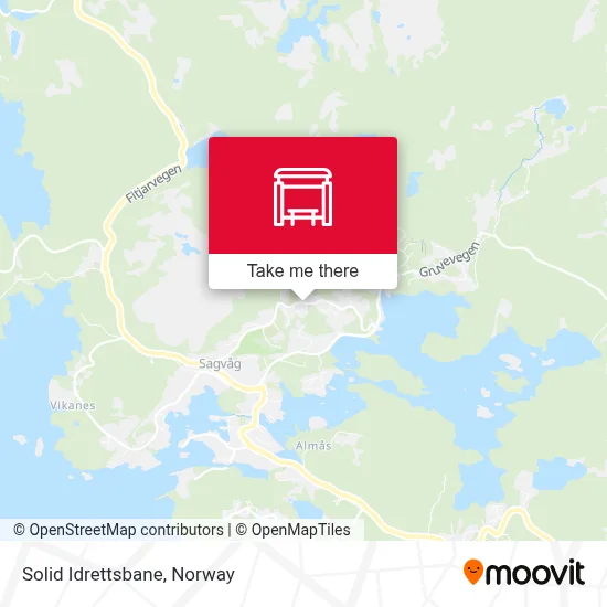 Solid Idrettsbane map