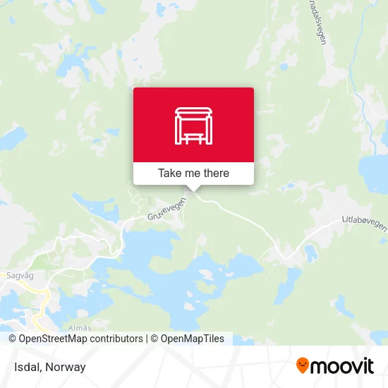 Isdal map