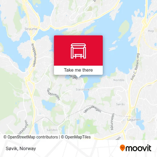 Søvik map