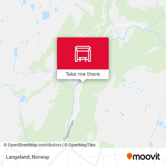 Langeland map