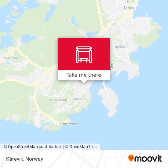 Kårevik map