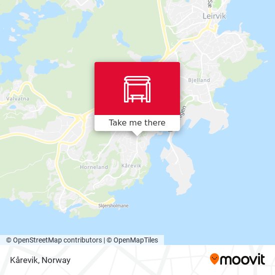 Kårevik map