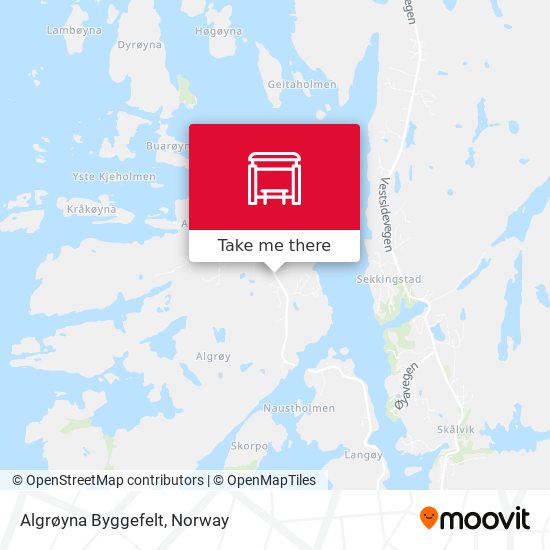 Algrøyna Byggefelt map