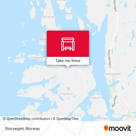 Storvegen map