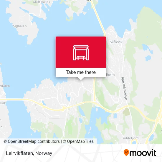 Leirvikflaten map