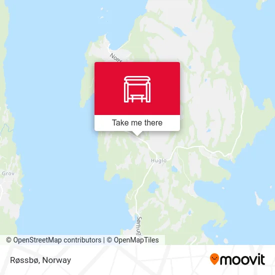 Røssbø map