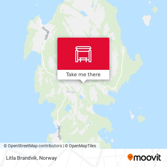 Litla Brandvik map