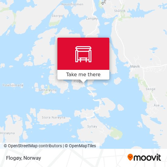 Flogøy map