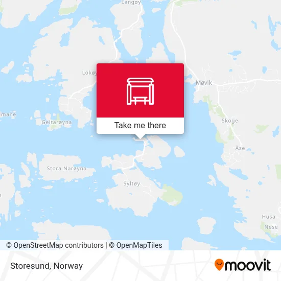 Storesund map