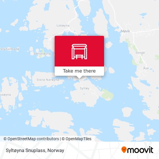 Syltøyna Snuplass map