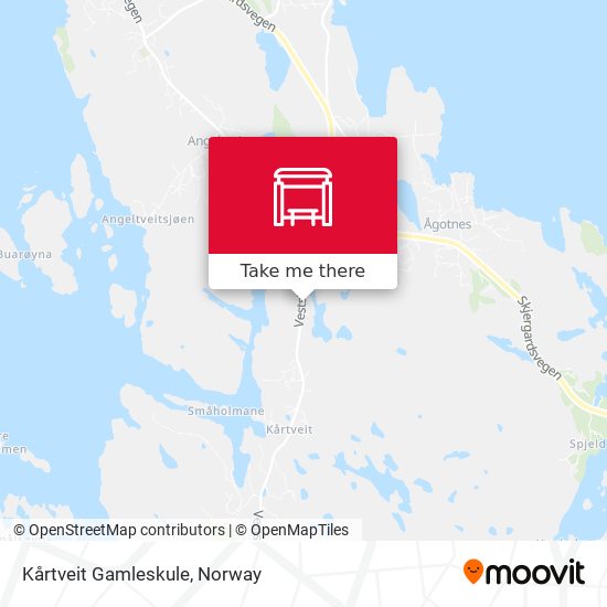 Kårtveit Gamleskule map