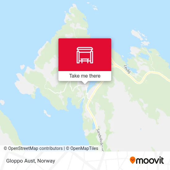 Gloppo Aust map