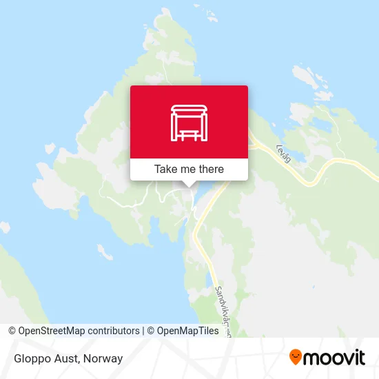 Gloppo Aust map