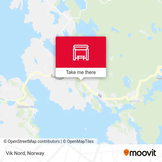 Vik Nord map