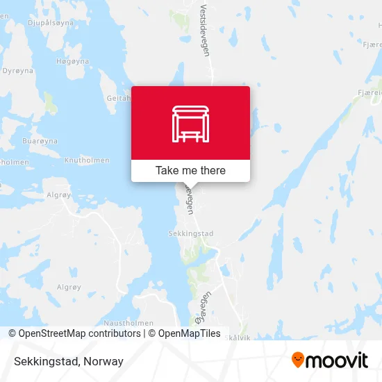 Sekkingstad map