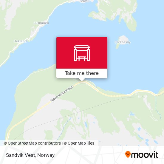 Sandvik Vest map