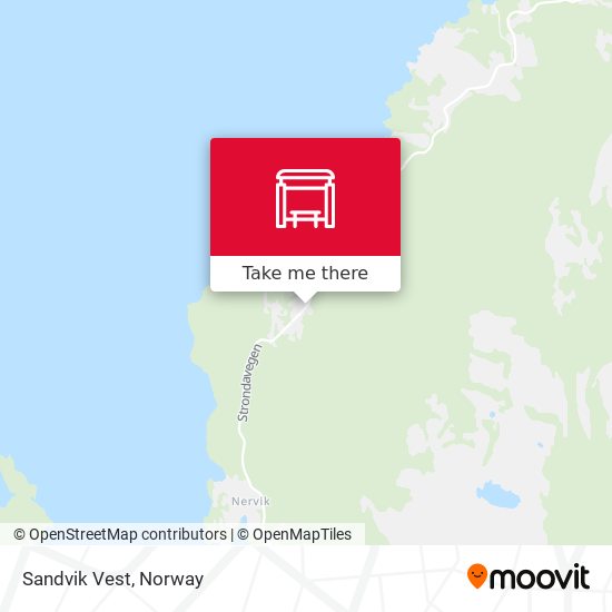 Sandvik Vest map