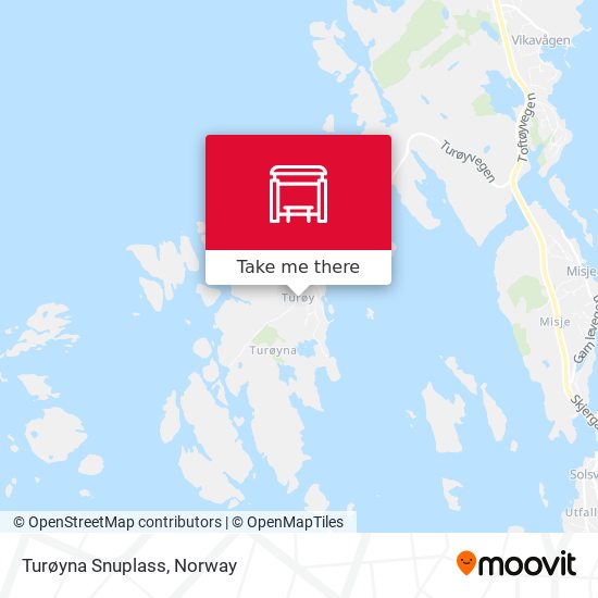 Turøyna Snuplass map