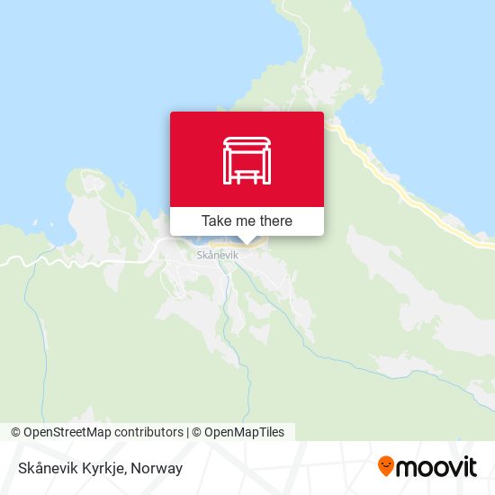 Skånevik Kyrkje map