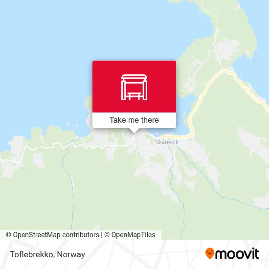 Toflebrekko map
